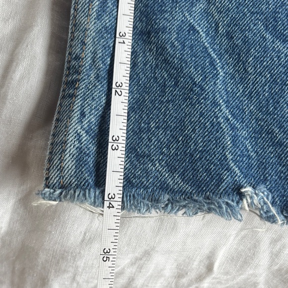Zara Classic Blue Straight Leg Jeans - Picture 3 of 6